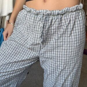 Vintage plaid lounge pants / pajamas